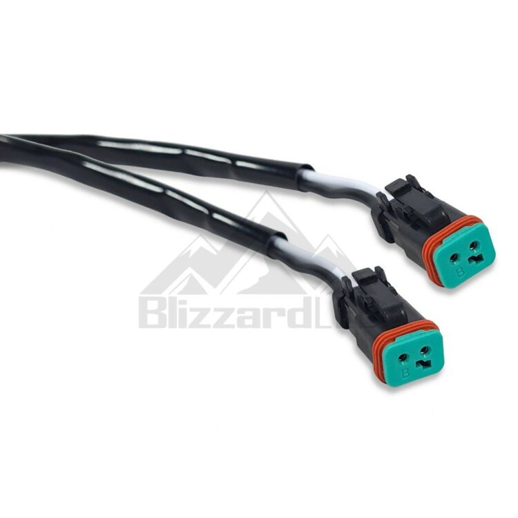 14ga DT Connector 300w Dual Light Wiring Harness