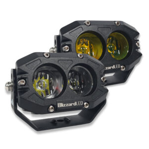 Performance Series 4" 30w Single Row Auxiliary LED Driving Light - Black Pair