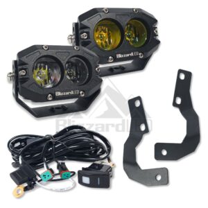 2010-2022 Toyota 4Runner Hood Mount 4" 60w PERF4030 A-Pillar Light Kit