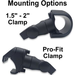 Universal ATV/UTV Side Mirrors with Turn Signals and Flood Lights - Image 5